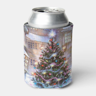 Christmas Tree Vintage Can Cooler