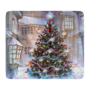 Christmas Tree Vintage Cutting Board
