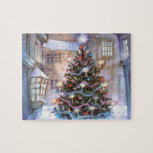 Christmas Tree Vintage Jigsaw Puzzle