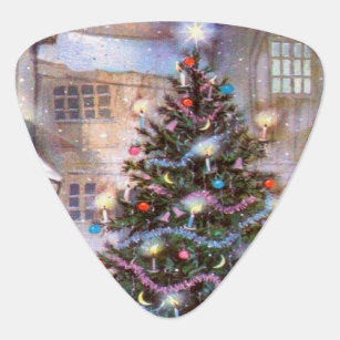 Christmas Tree Vintage Plectrum