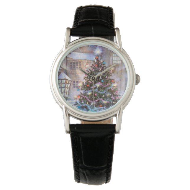 Christmas Tree Vintage Watch (Front)