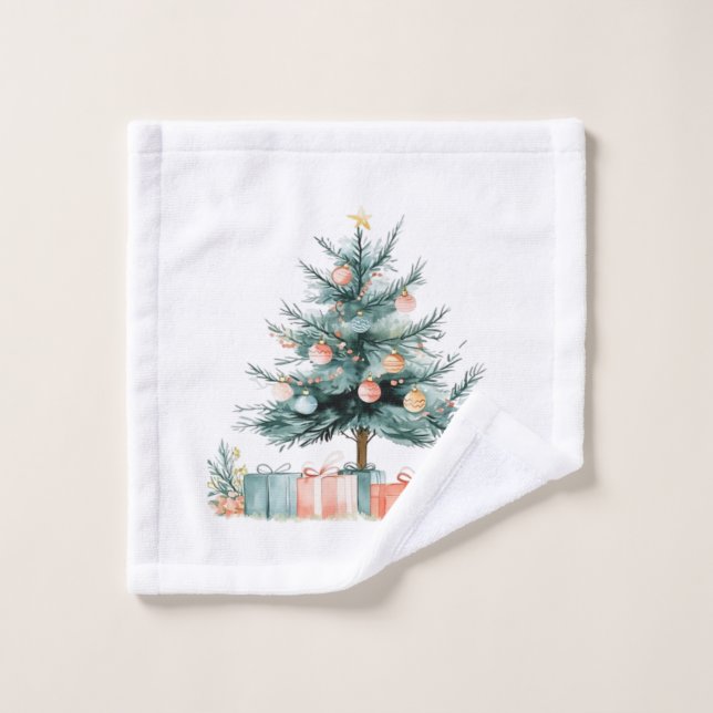 Christmas tree  wash cloth (Wash Cloth)