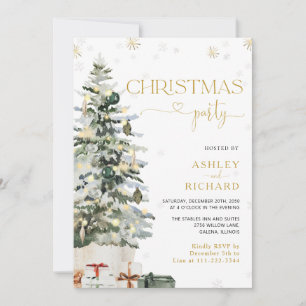 Christmas Tree Wedding Invitation