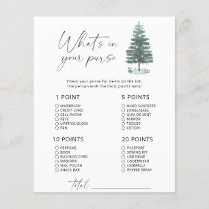 Christmas tree - what's in your purse