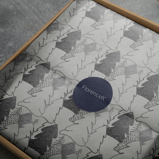 Christmas Tree White Snow Silver Gray Glitter Wood Wrapping Paper (Christmas Tree White Snow Silver Gray Glitter Wood Wrapping Paper)