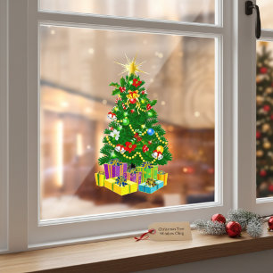Christmas Tree Window Cling