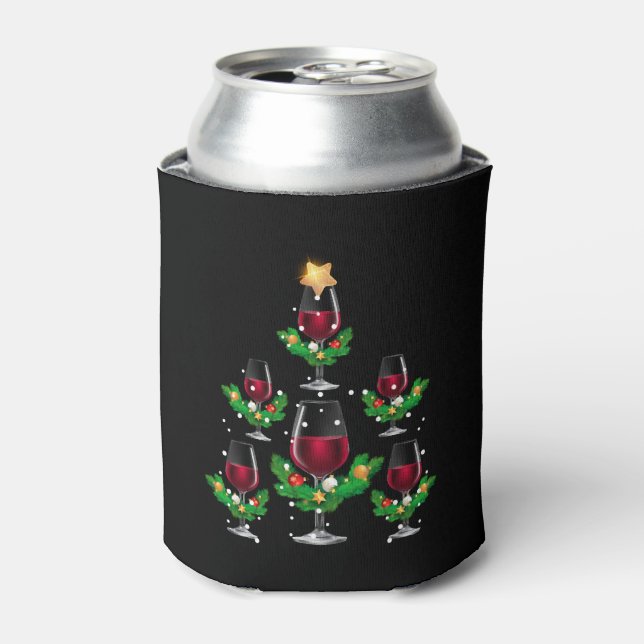 Christmas Tree Wine Can Cooler (Can Front)