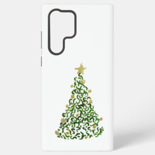 Christmas Tree with Gold Balls and Star Samsung Galaxy Case