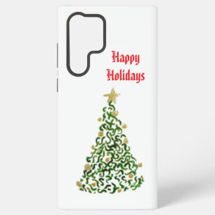 Christmas Tree with Gold Balls and Star Samsung Galaxy Case