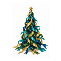 Christmas Tree with Ribbons