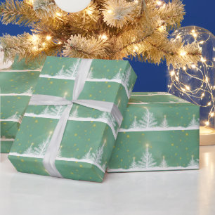 Christmas Tree Wonderland Art Wrapping Paper