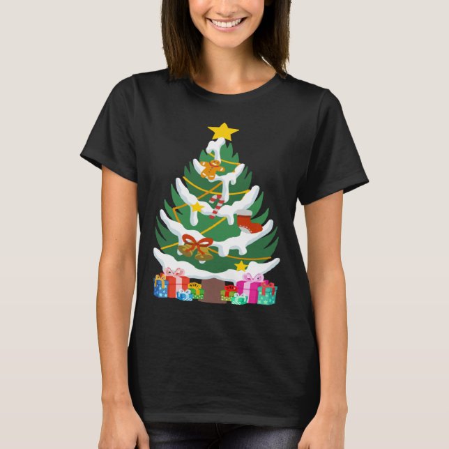 Christmas Tree Work Christmas Party T-Shirt (Front)