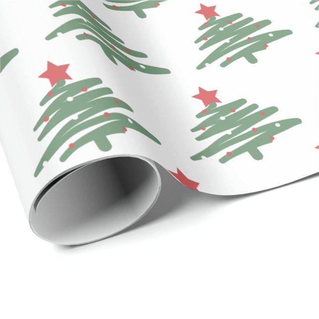 Christmas Tree Wrapping Paper (Roll Corner)