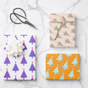 Christmas Tree Wrapping Paper Pack 