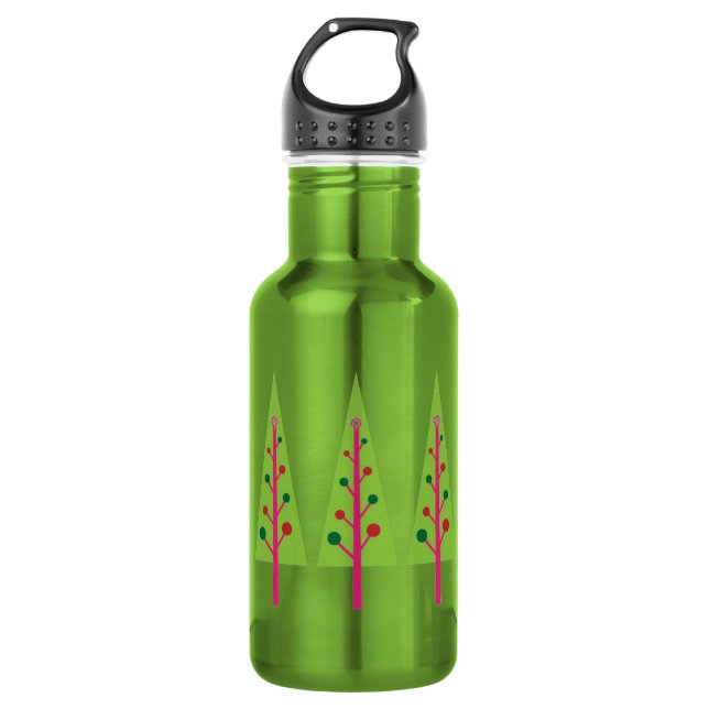 Christmas Trees 532 Ml Water Bottle (Front)