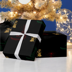 Christmas Trees and Angels Wrapping Paper