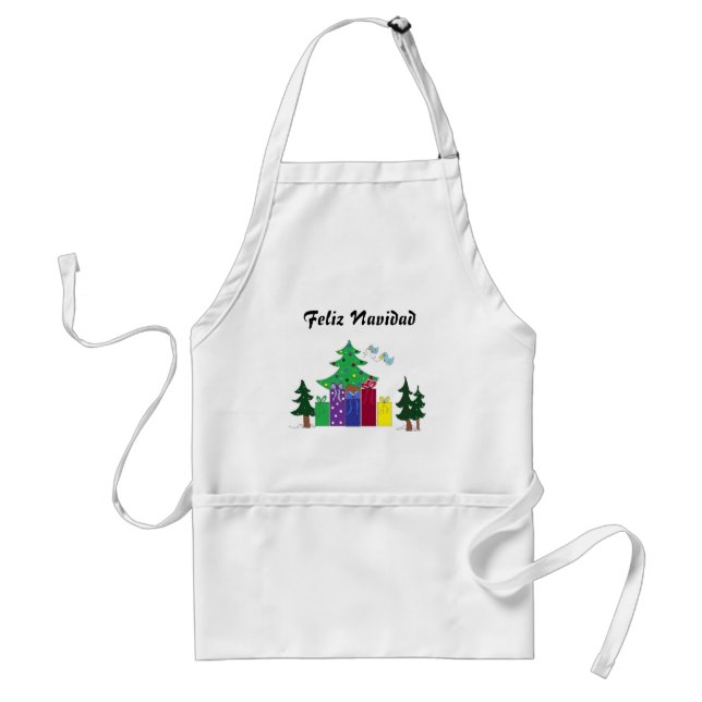 Christmas Trees and Packages Standard Apron (Front)