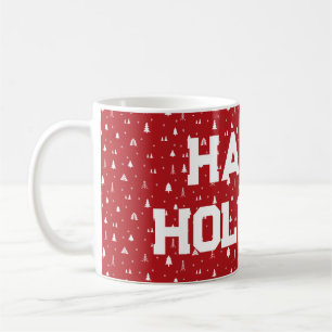 Christmas Trees and Snowflakes Coffee Mug