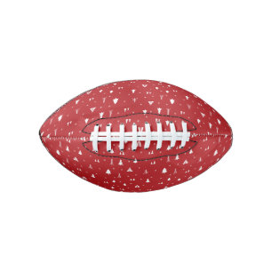 Christmas Trees and Snowflakes Football