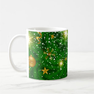 Christmas Trees Background Design-67181 Coffee Mug