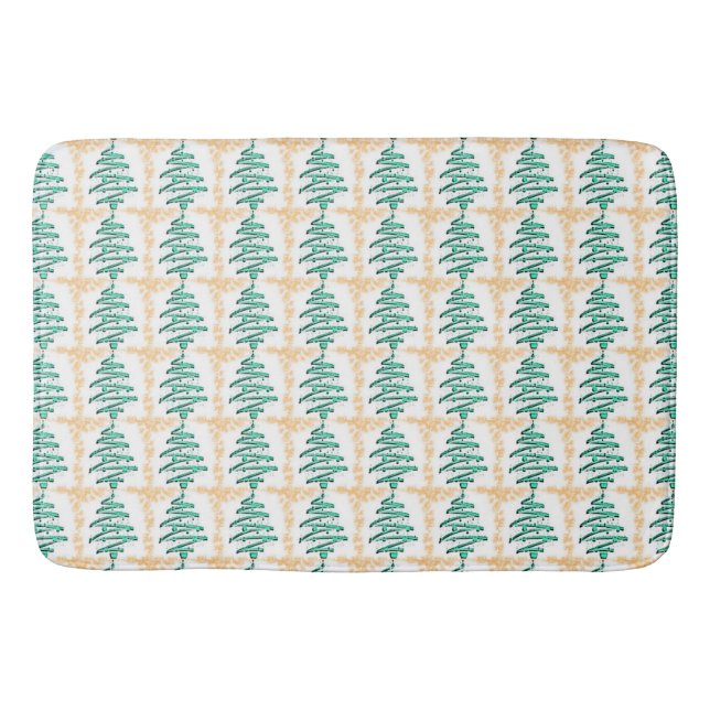 Christmas Trees Bath Mat (Front)