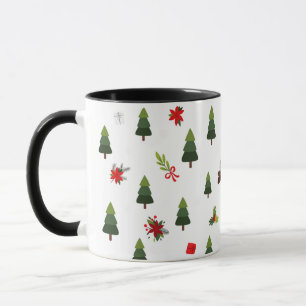 Christmas Trees & Bows Mug