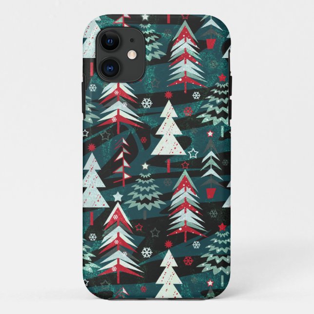 Christmas trees. Case-Mate iPhone case (Back)