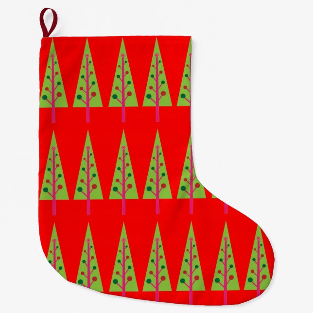 Christmas Trees Christmas Stocking (Front)