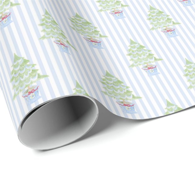 Christmas Trees Christmas Wrapping Paper  (Roll Corner)