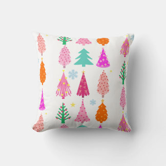 Christmas trees cushion