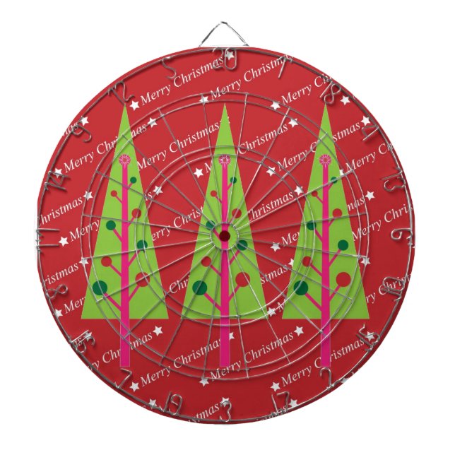 Christmas Trees Dartboard (Front)