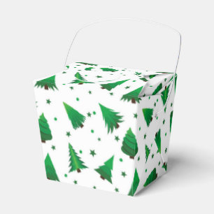 Christmas Trees Favour Box