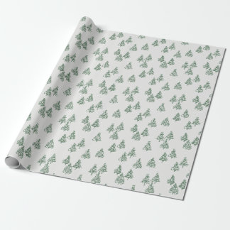 Christmas trees (green) Wrapping Paper