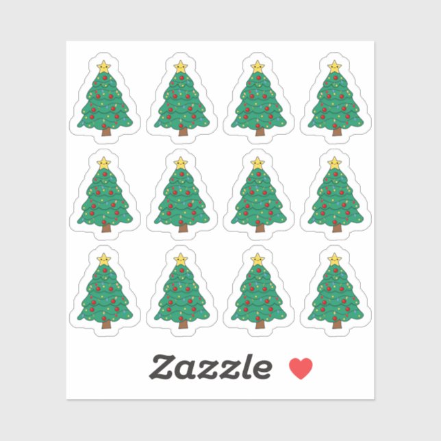 Christmas Trees Holiday Decoration X-mas Planner (Sheet)