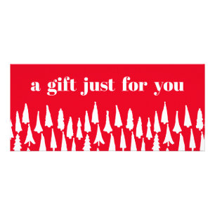 Christmas Trees Holiday Gift Certificate