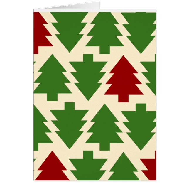 Christmas Trees Holiday Pattern (Front)