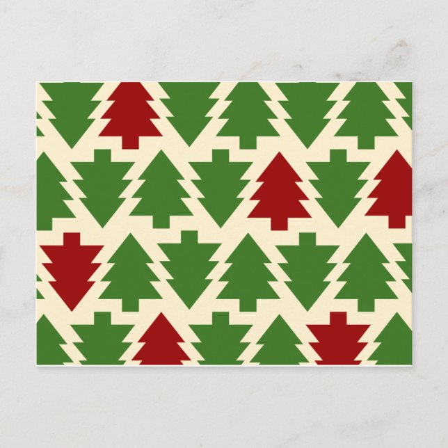 Christmas Trees Holiday Pattern (Front)