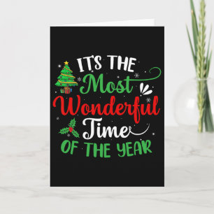 Christmas Trees It's The Most Wonderful Time Of Th Card