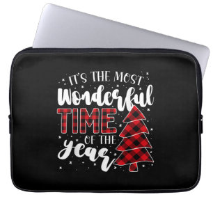 Christmas Trees It's the Most Wonderful Time of th Laptop Sleeve