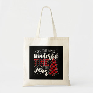 Christmas Trees It's the Most Wonderful Time of th Tote Bag