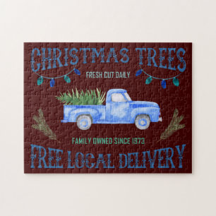 CHRISTMAS TREES JIGSAW PUZZLE