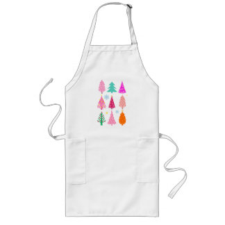 Christmas Trees Long Apron