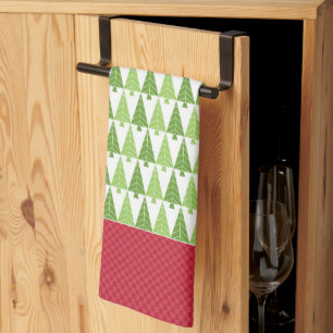 Christmas Trees Microfiber Kitchen Towel