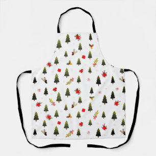 Christmas Trees, Mistletoe & Gifts Apron