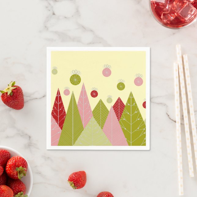 Christmas Trees Napkin (Insitu)