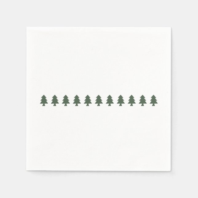 Christmas Trees Napkin (Front)