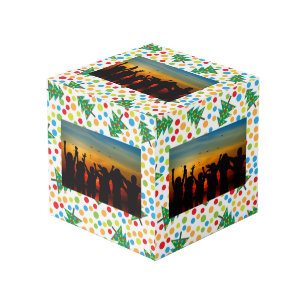 Christmas trees pattern cube
