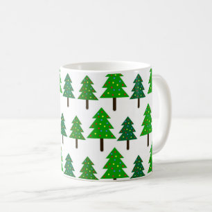 Christmas Trees Print Coffee Mug