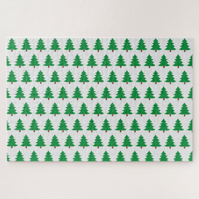 Christmas  Trees Puzzle (Horizontal)