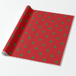 Christmas Trees red and green pattern simple cute Wrapping Paper<br><div class="desc">Christmas Trees red and green cute simple pattern Wrapping Paper
Christmas,  Holidays gift wrapping paper</div>